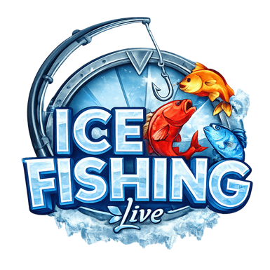 Ice Fishing slot rybołówstwo lodowe kolorowe symbole i funkcja bonusowa